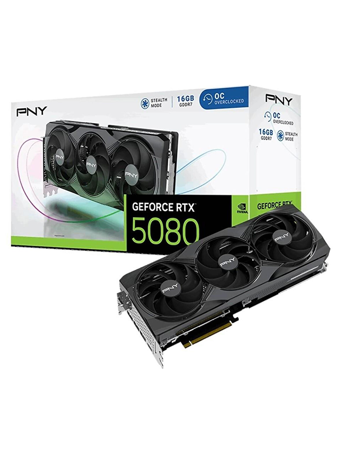 PNY GeForce RTX 5080 OC 16GB DLSS 4 256 Bit GDDR7 Ekran Kartı