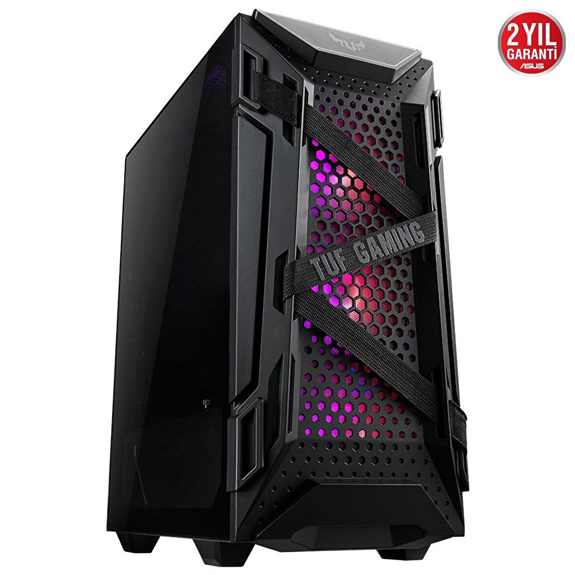 Asus Tuf Gaming Gt301 4 Fanlı Siyah ATX Oyuncu Bilgisayar Kasası