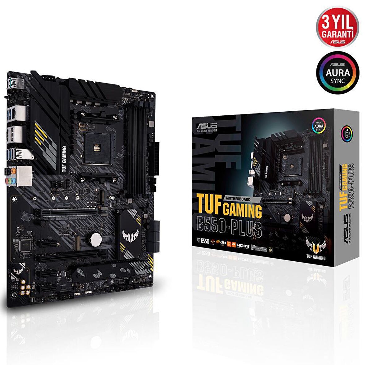 Asus Tuf Gaming B550-Plus AMD B550 AM4 DDR4 4600 MHz Gaming Anakart