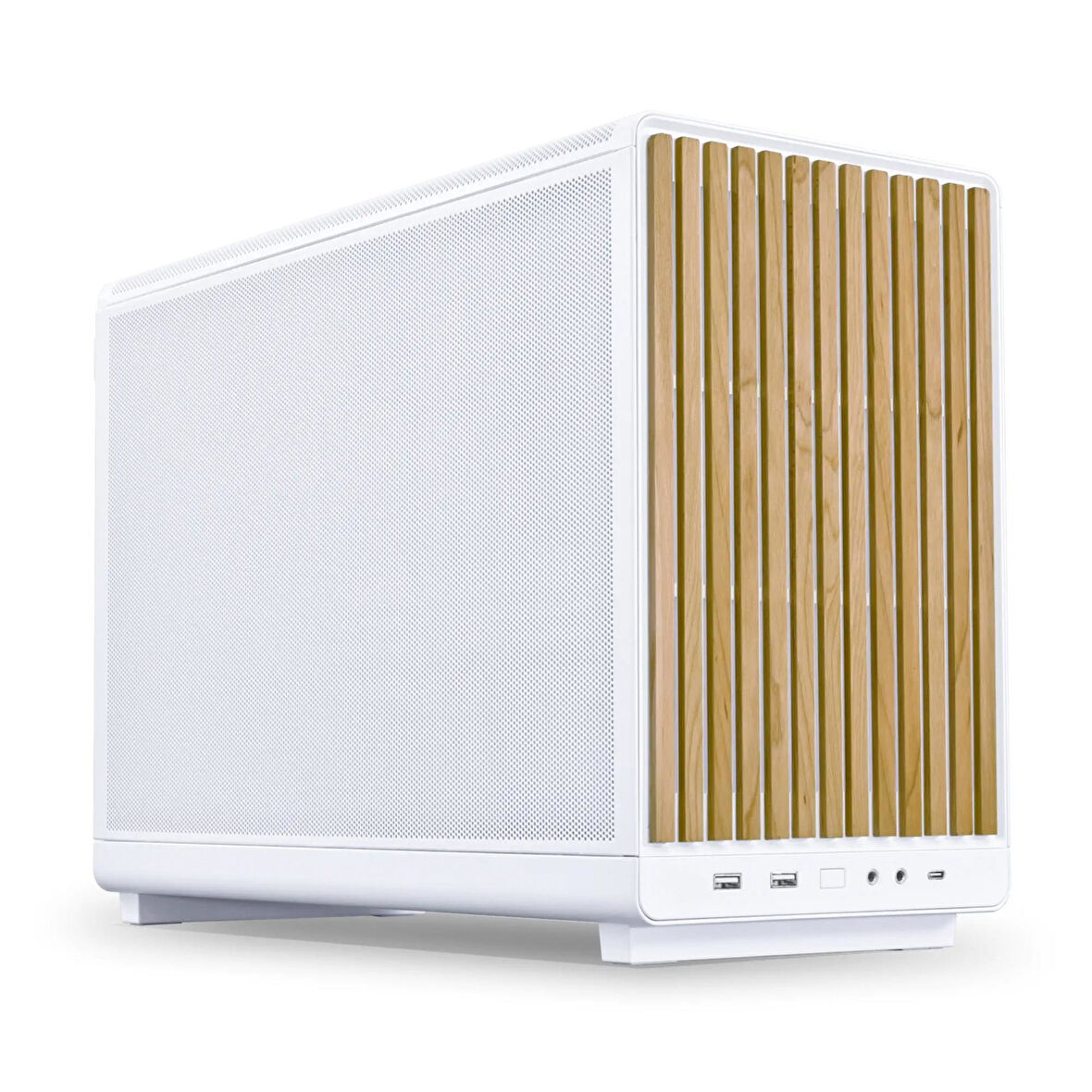 Lian Li Dan Case A3 Beyaz Ahşap M-ATX Mini-Tower Kasa 
