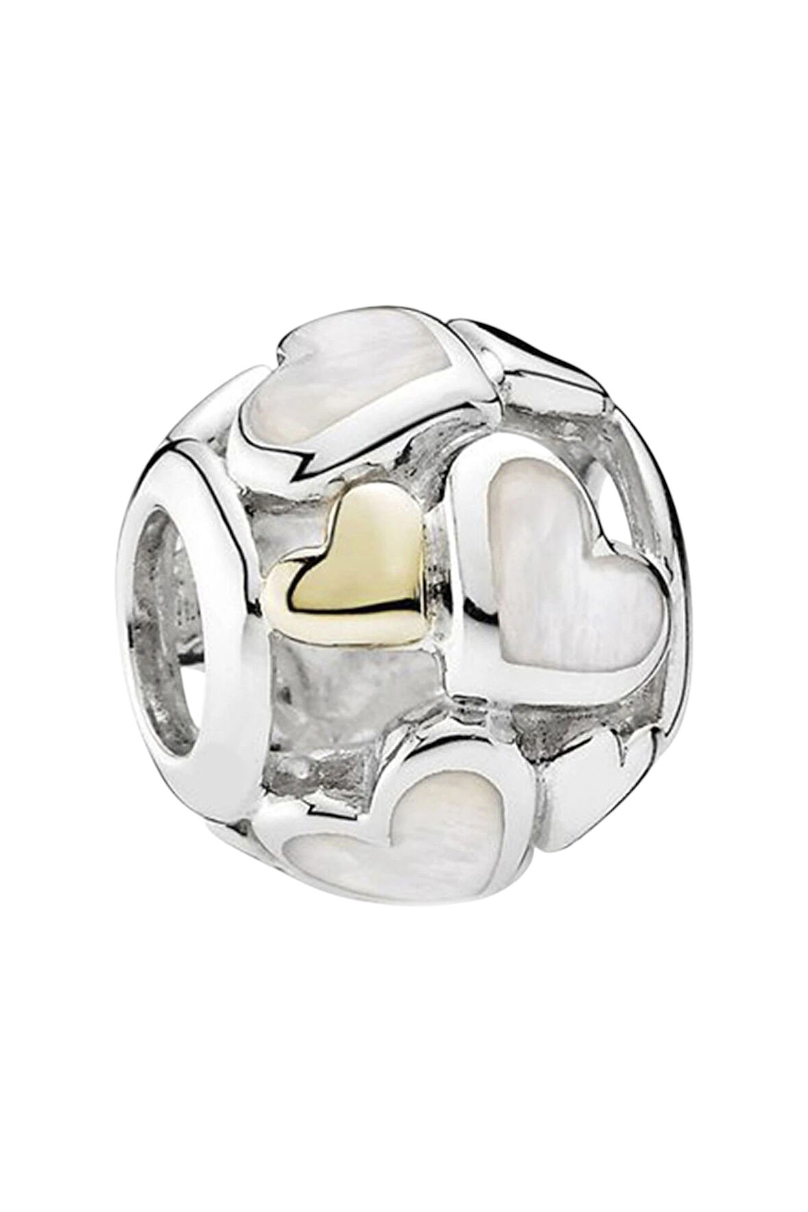 Saf Sevgi Kalpler Charm | 925 Ayar Gümüş