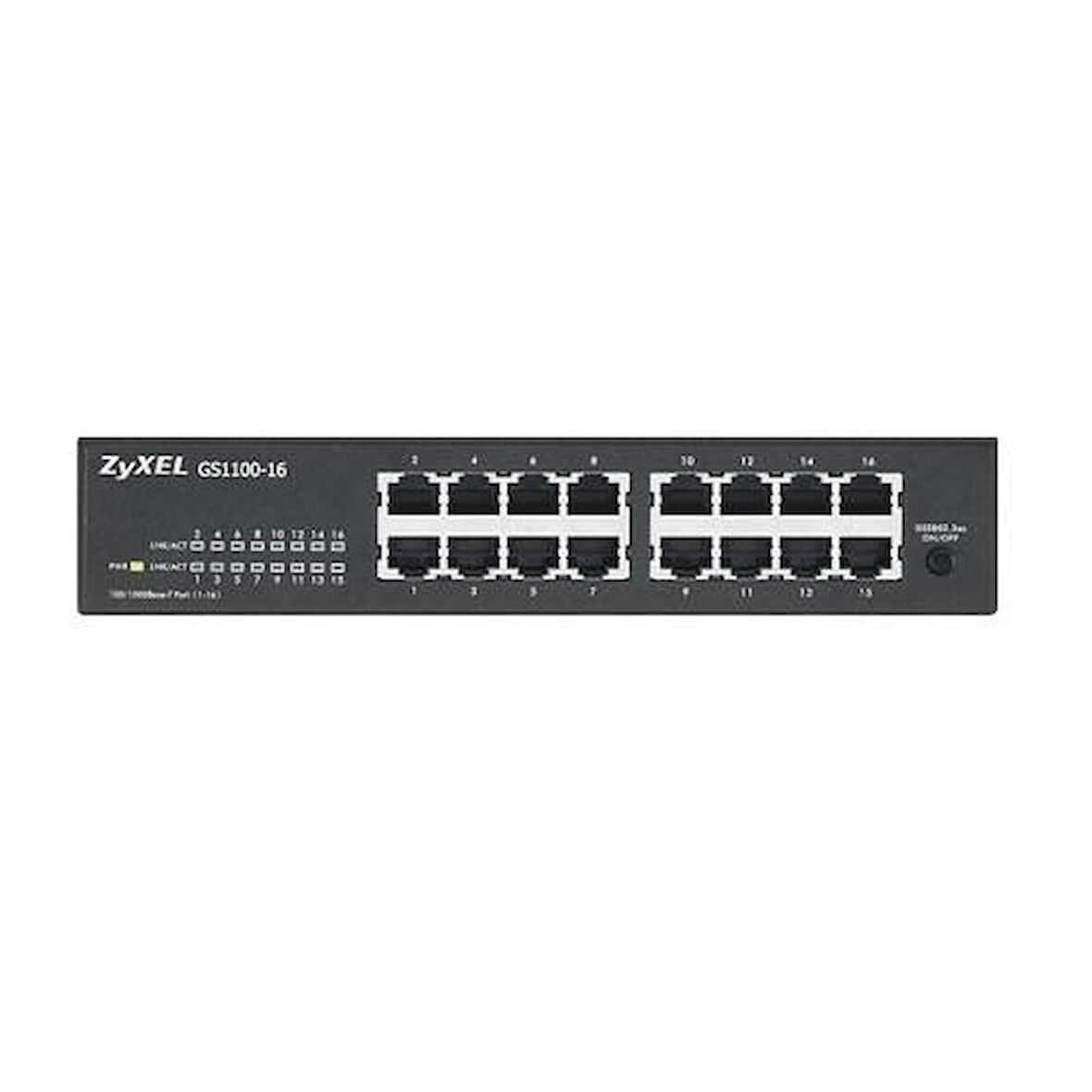 Zyxel GS1100-16 16 Port Gigabit Yönetilemez Switch