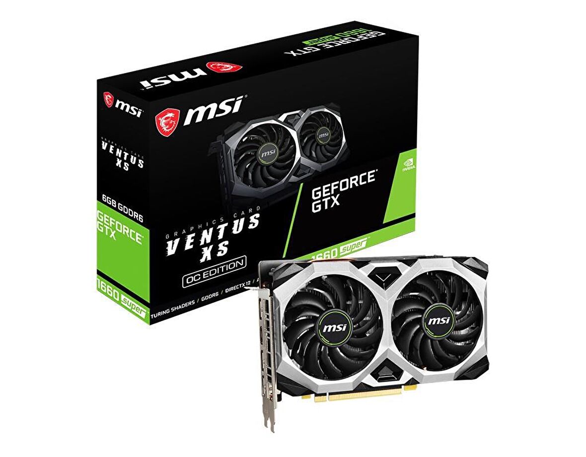 MSI VENTUS XS GTX 1660 Super 192 Bit GDDR6 6 GB Ekran Kartı