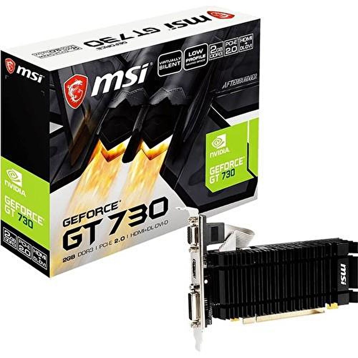 MSI GeForce GT 730 64 Bit DDR3 2 GB Ekran Kartı