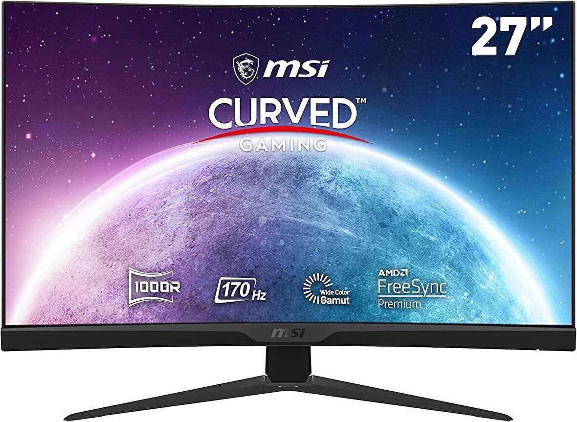 MSI G272C 27'' CURVED FHD 170HZ 1MS FREESYNC PREMIUM GAMING MONITOR