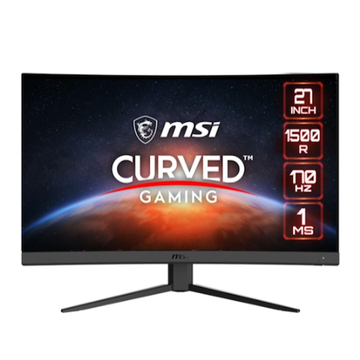 Msi Optix G27CQ4 E2 1Ms 170Hz 27" WQHD HDMI DP VA FreeSync Curved LED Monitör