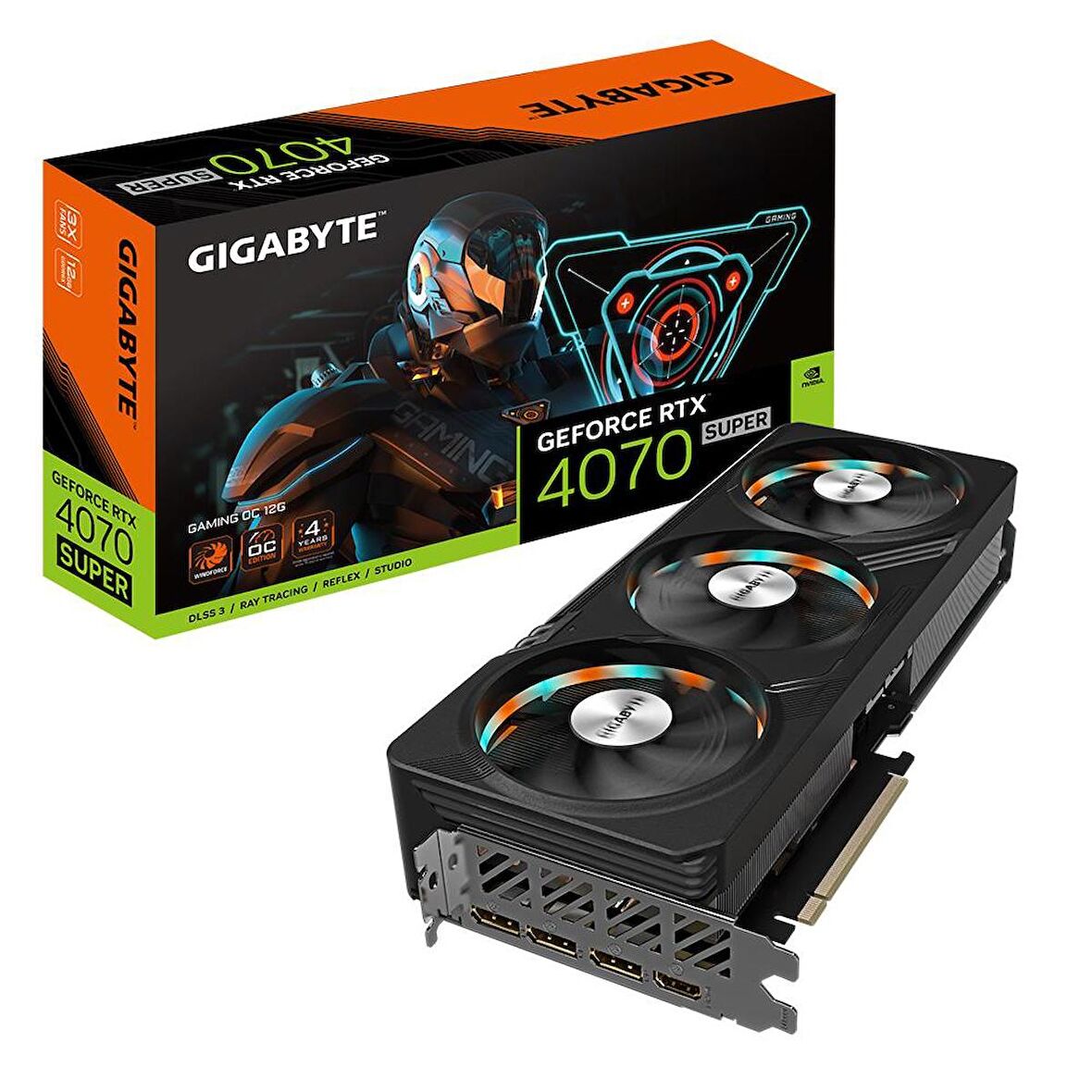 GIGABYTE RTX 4070 Super Gamıng OC 12G GV-N407SGAMING OC-12GD GDDR6X 12 GB 192 Bit Ekran Kartı