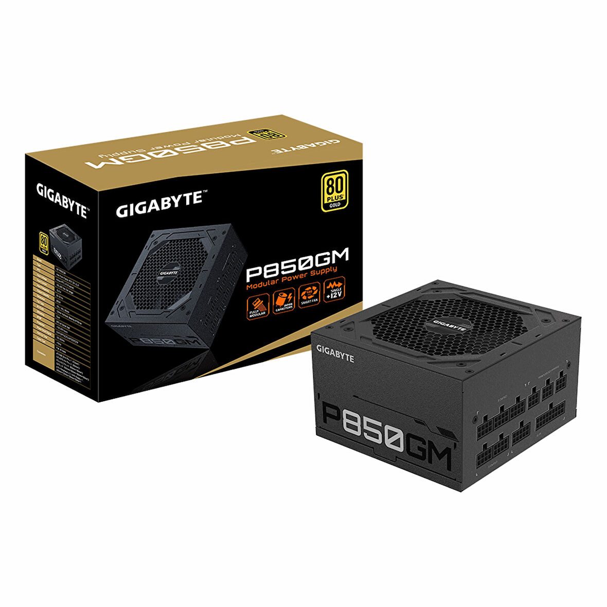 Gigabyte P850GM 850W 80+ Altın Modüler Güç Kaynağı