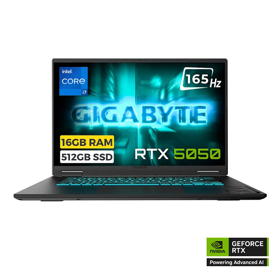 Gigabyte Gaming A16 CTH i7-13620H 16GB 512GB SSD 8GB RTX5050 85W 16 FHD+ 165Hz FreeDOS