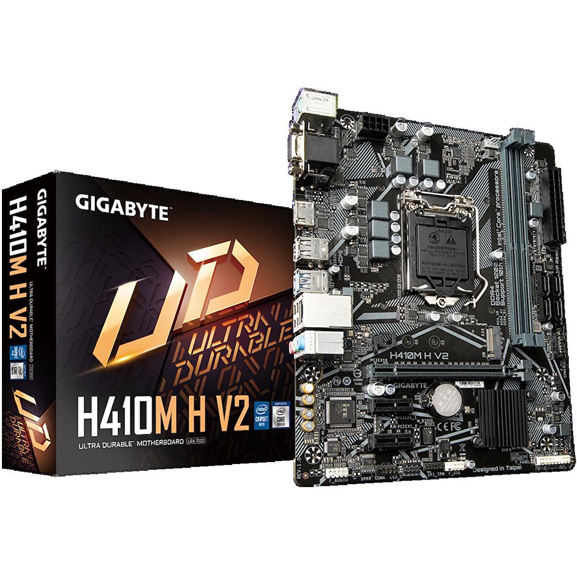 Gigabyte H410M H Intel H410 LGA 1200 DDR4 2933 MHz Masaüstü Anakart