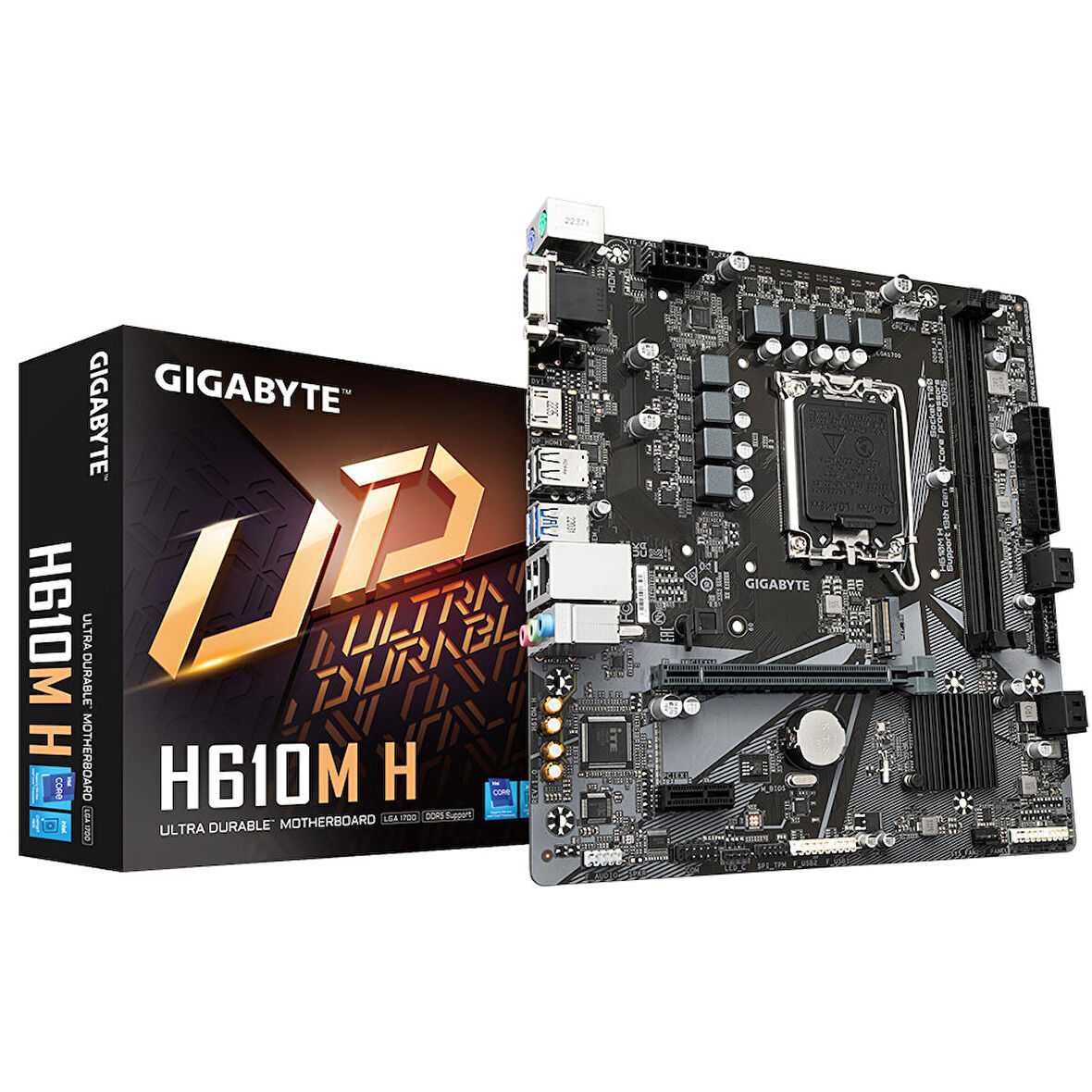 Gigabyte H610M H DDR5 5600MHz 1700P Matx Anakart