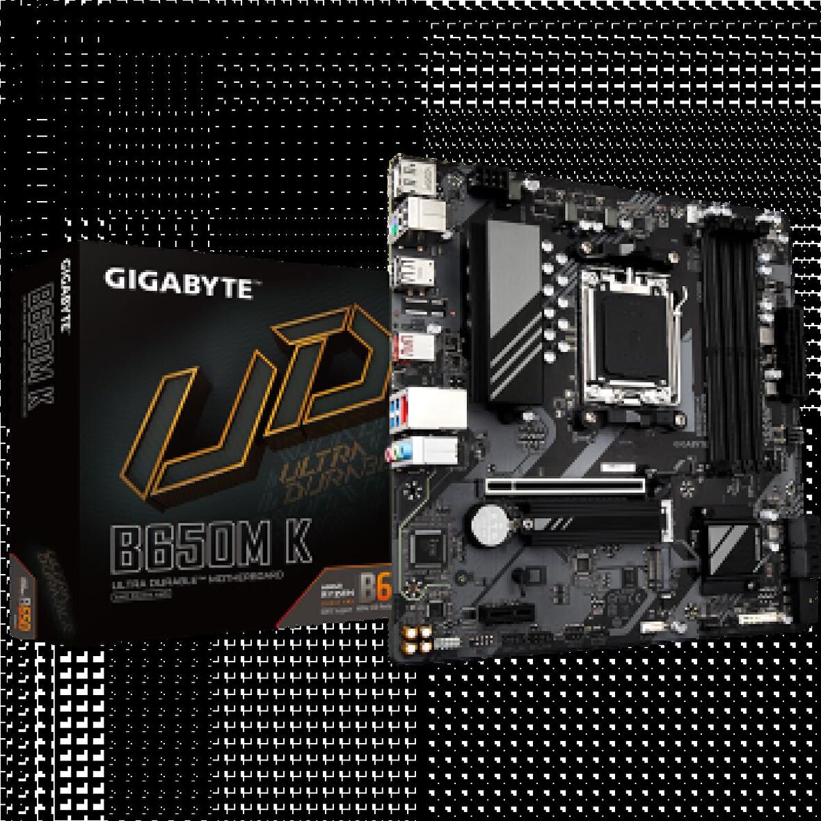 Gigabyte B650M K AMD B650 AM5 DDR5 6400 MHz Gaming Anakart