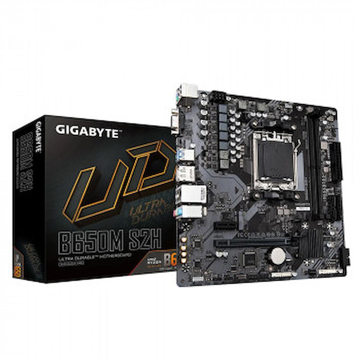 GIGABYTE B650M S2H DDR5 6400(OC) DP HDMI MATX AM5