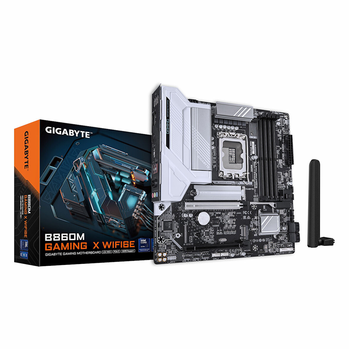 Gigabyte B860M Gaming X WiFi6E DDR5 (9200MHz)OC M.2 HDMI/DP/USB-C PCIe 5.0 1851P mATX Anakart