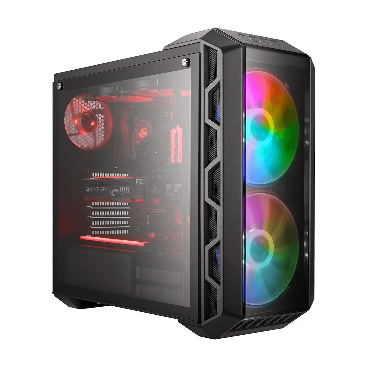 Cooler Master M.CaseH500 3 Fanlı Siyah ATX Bilgisayar Kasası