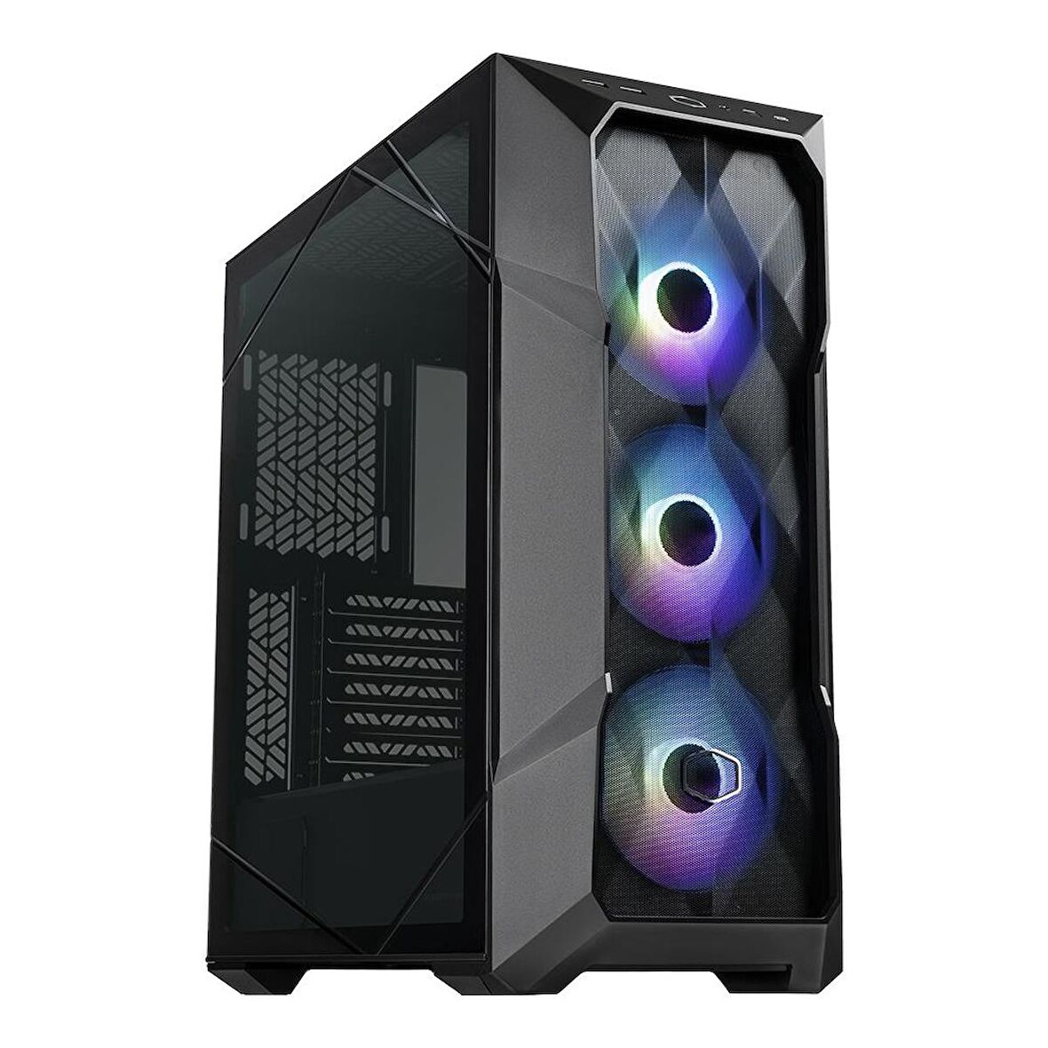 Cooler Master TD500 V2 Mesh ARGB Mid Tower Siyah Kasa PSU Yok