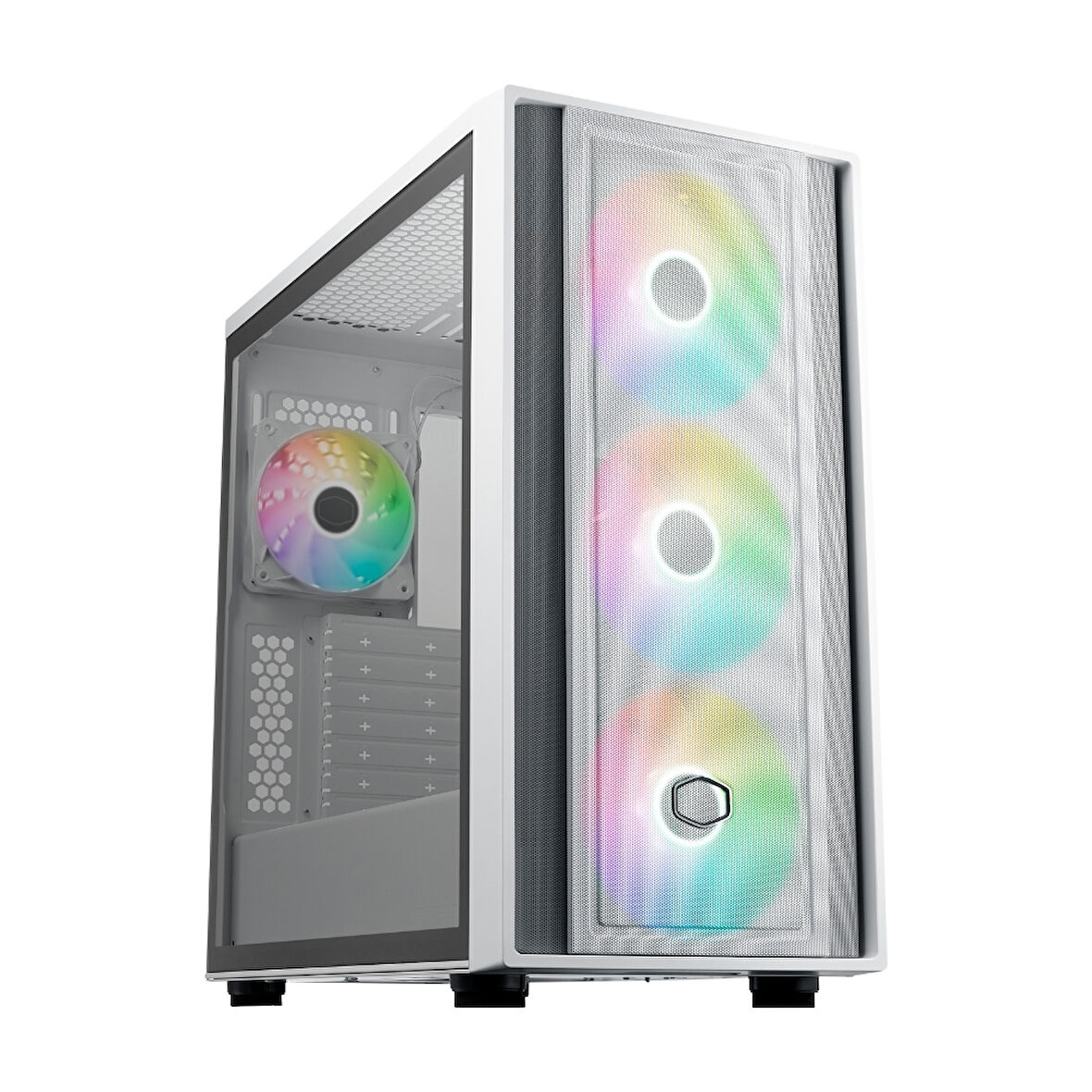 Cooler Master MasterBox 600 TG MB600-WGNN-S00 Mesh ARGB ATX Beyaz Mid Tower Kasa