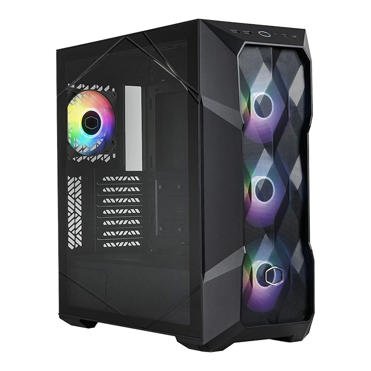 Cooler Master MasterBox TD500 V2 Tempered Glass ARGB 750W 80+ Bronze ATX 3.1 USB 3.2 ATX Mid Tower Kasa