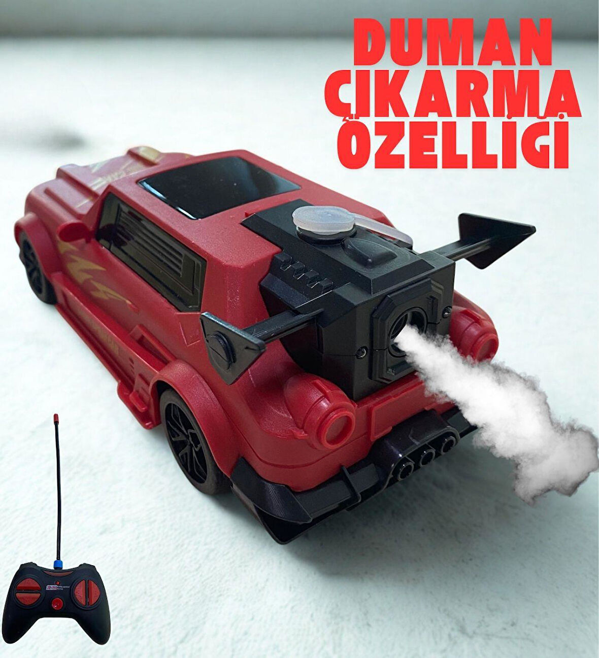 Şarjlı Duman Atan Oyuncak Araba - STUNT SPRAYCAR 