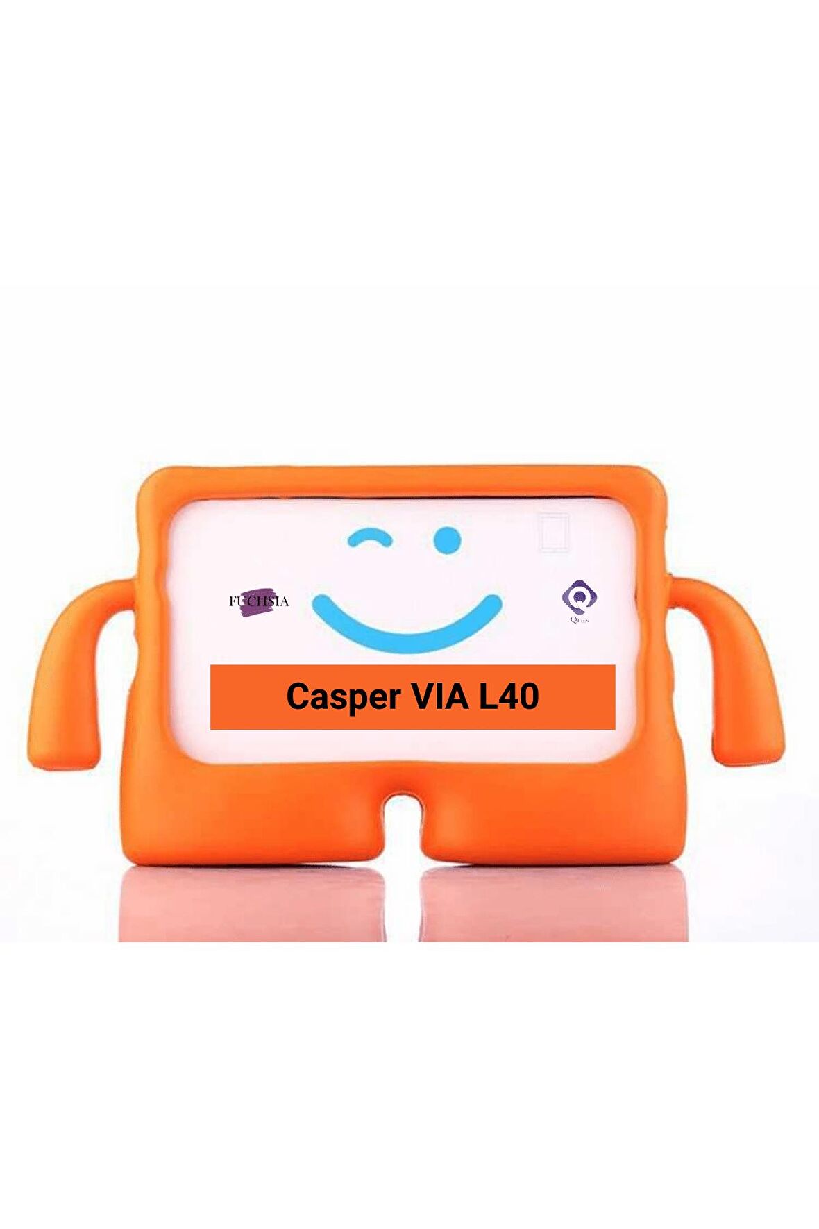 CASPER Via L40-G 10.4 inç Uyumlu Fuchsia iBuy Standlı Eğlenceli Çocuk Ruhlu Tablet Kılıfı