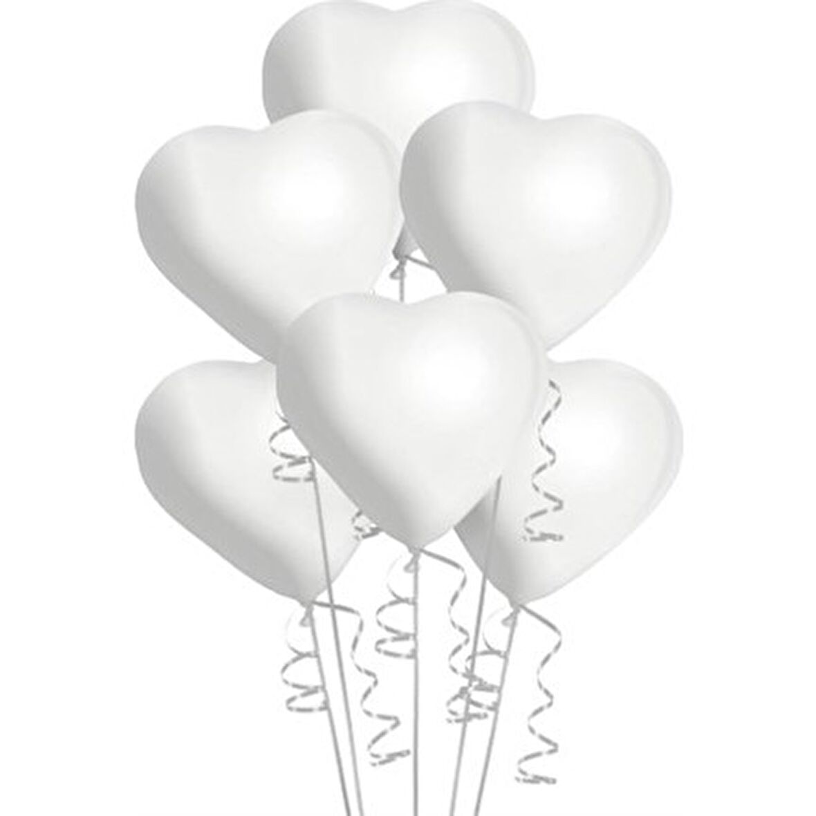 BALON 10'LU BEYAZ KALP