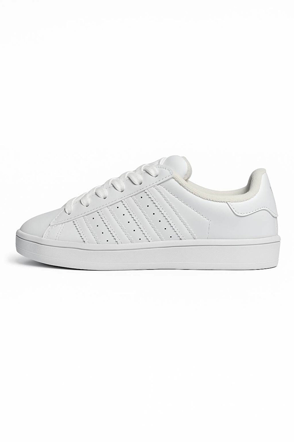 Unisex Günlük Spor Ayakkabı Kaymaz Yumuşak Taban Rahat Bağcıklı Sneaker 473