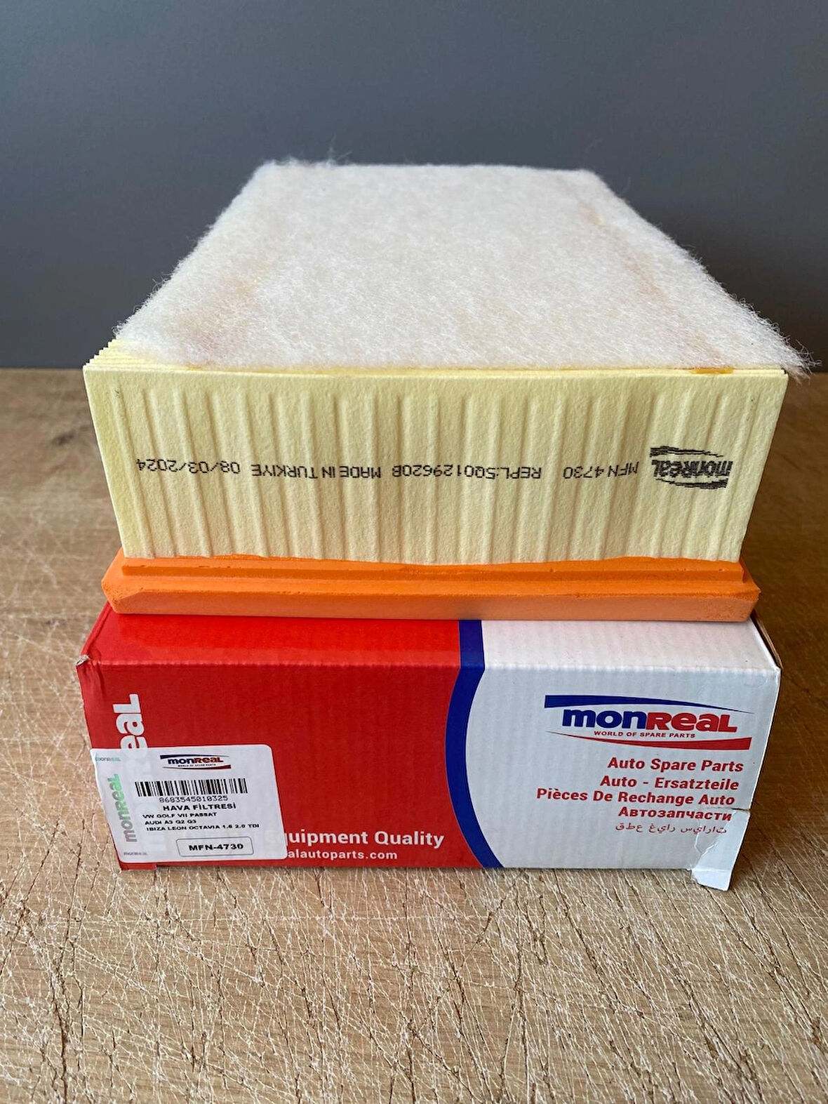 Monreal MFN-4730 Hava Filtresi AUDI A3 Q2 Q3 TT SEAT IBIZA LEON III OCTAVIA III 1.6 2.0 TDI