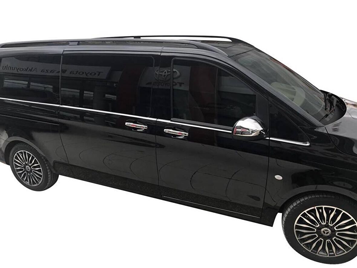 Mercedes Vito/W447 Solid Tavan Çıtası Siyah Orta Şase 2014 ve Sonrası