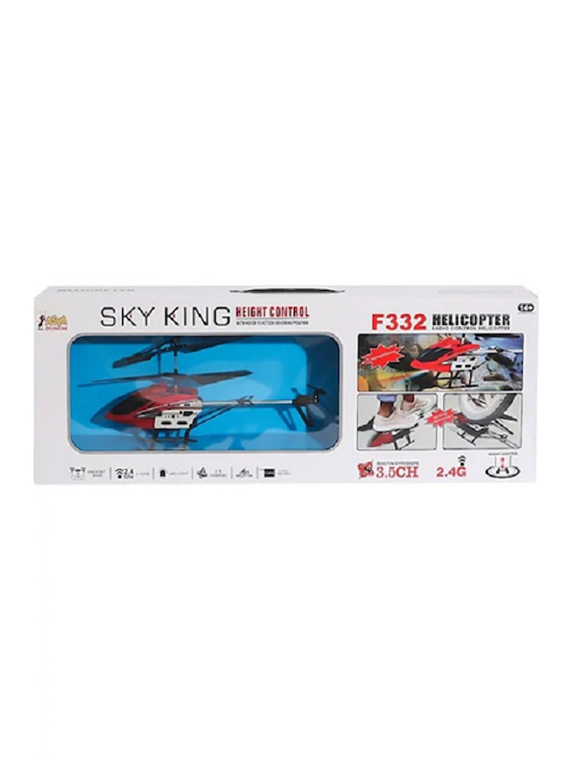 Asya Oyuncak Uzaktan Kumandalı Helikopter 22571-F332