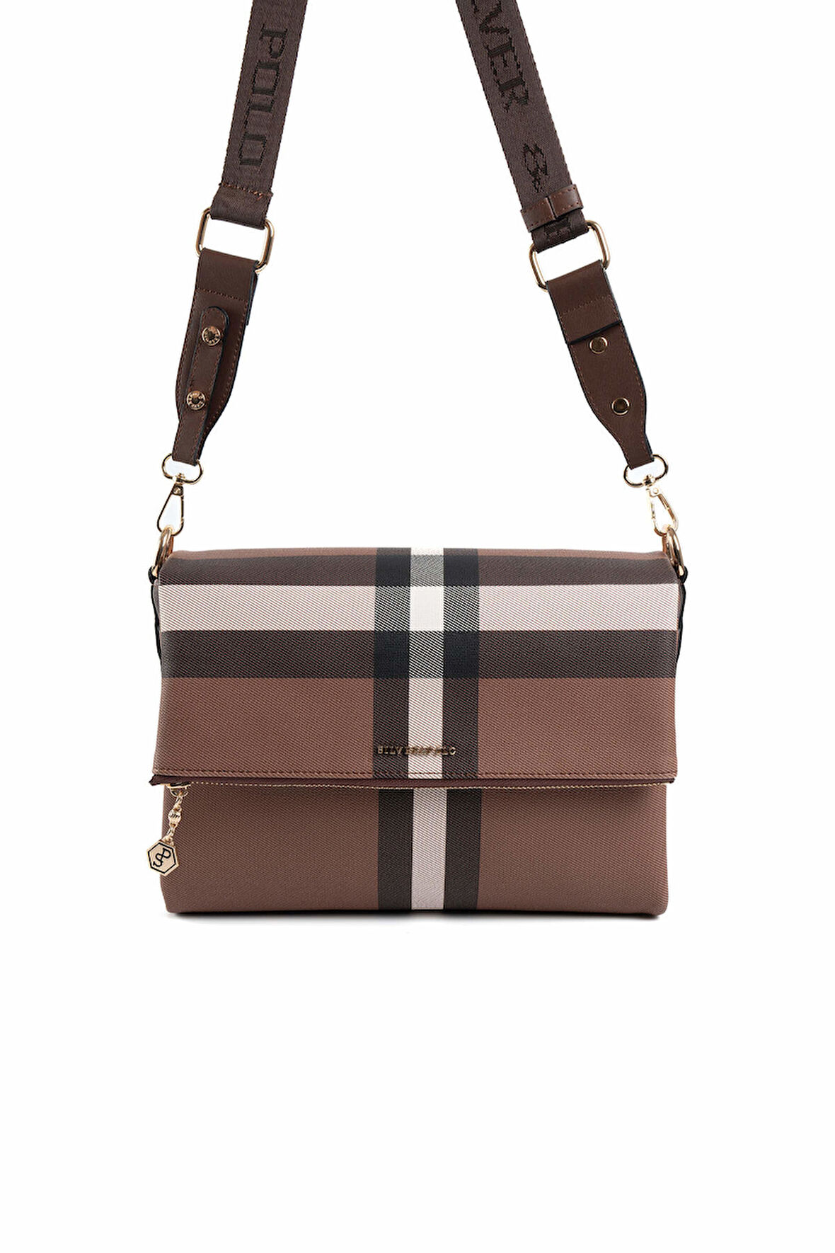 Silver Polo  Kadın Çapraz Çanta 963-47361 SILVER POLO ÇAPRAZ Kadın ÇANTASI MK85 KOYU KAHVE-MAT KAHVE