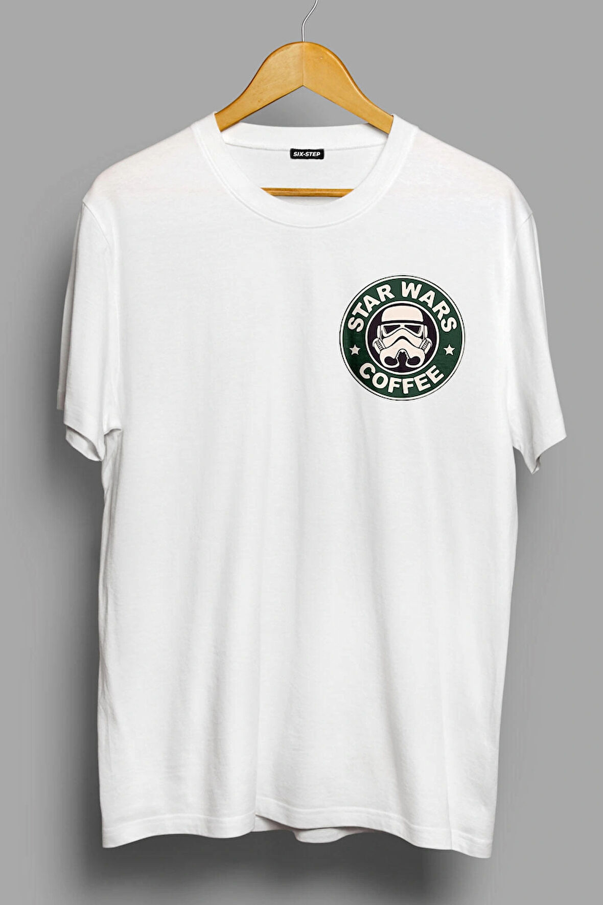 Star Wars Coffee - Üniseks Oversize Dijital Baskılı T-shirt