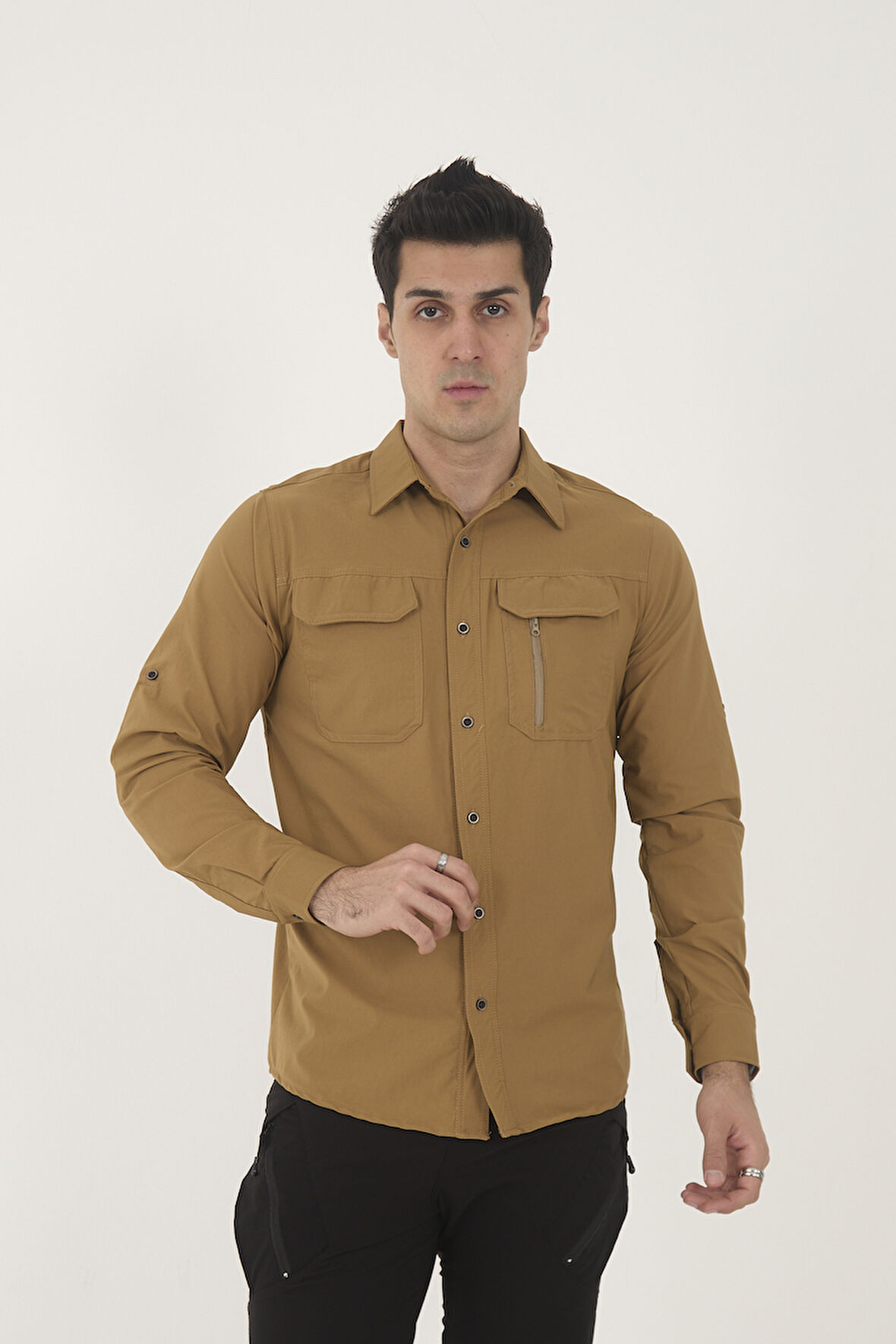 Camp376 Outdoor Tactical Rahat Ve Kullanışlı Su İticili Erkek Taktik Gömlek