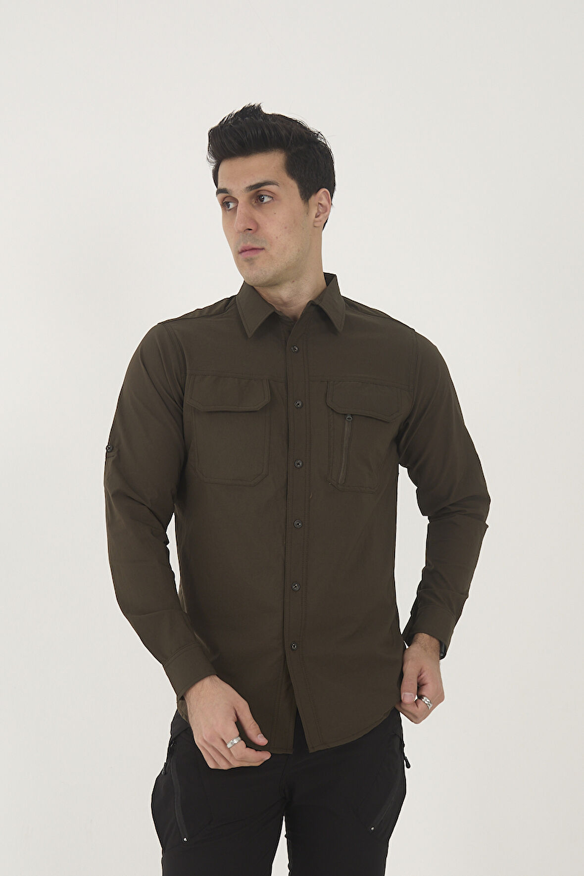 Camp376 Outdoor Tactical Rahat Ve Kullanışlı Su İticili Erkek Taktik Gömlek