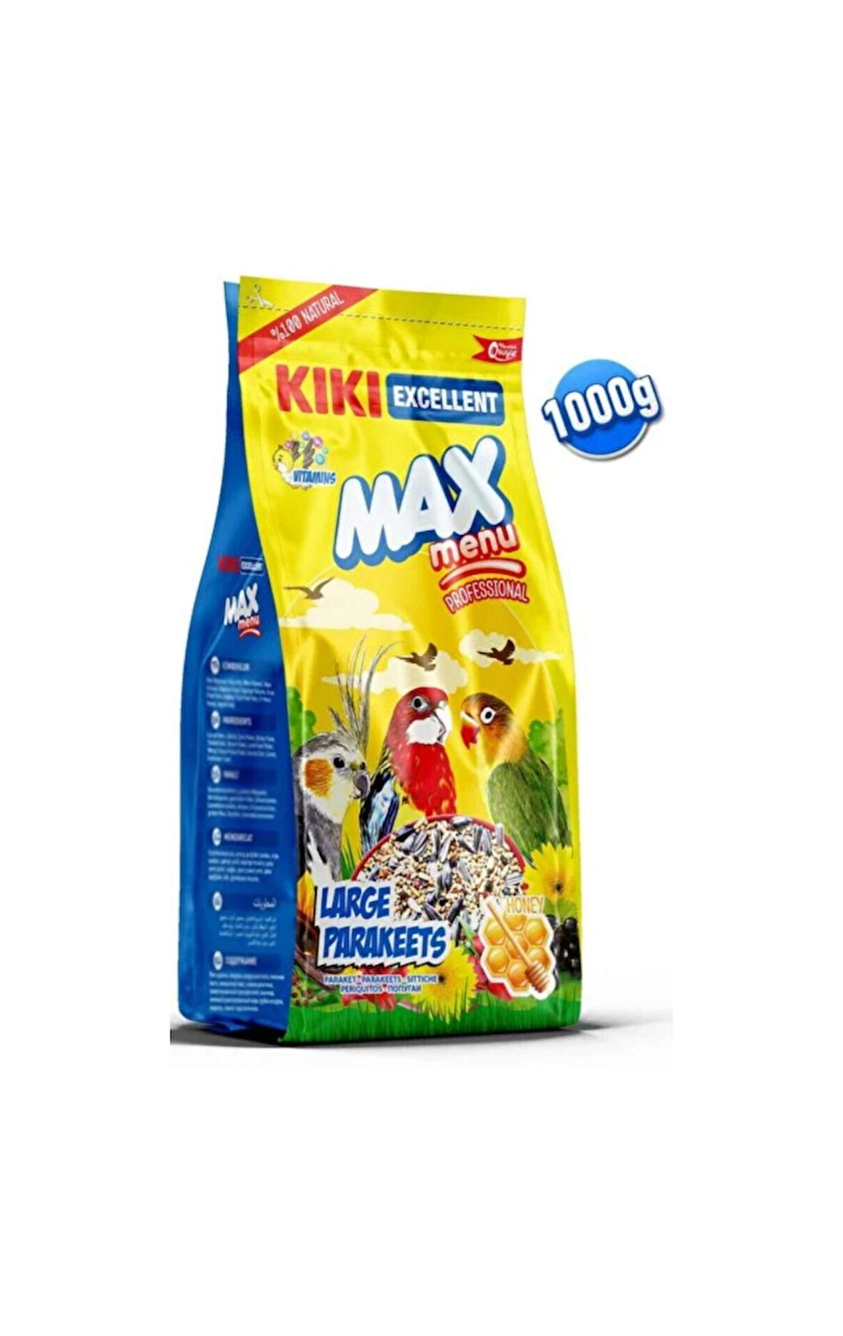 KİKİ BALLI ÇEKİRDEKLİ KUŞ YEMİ 1000GR