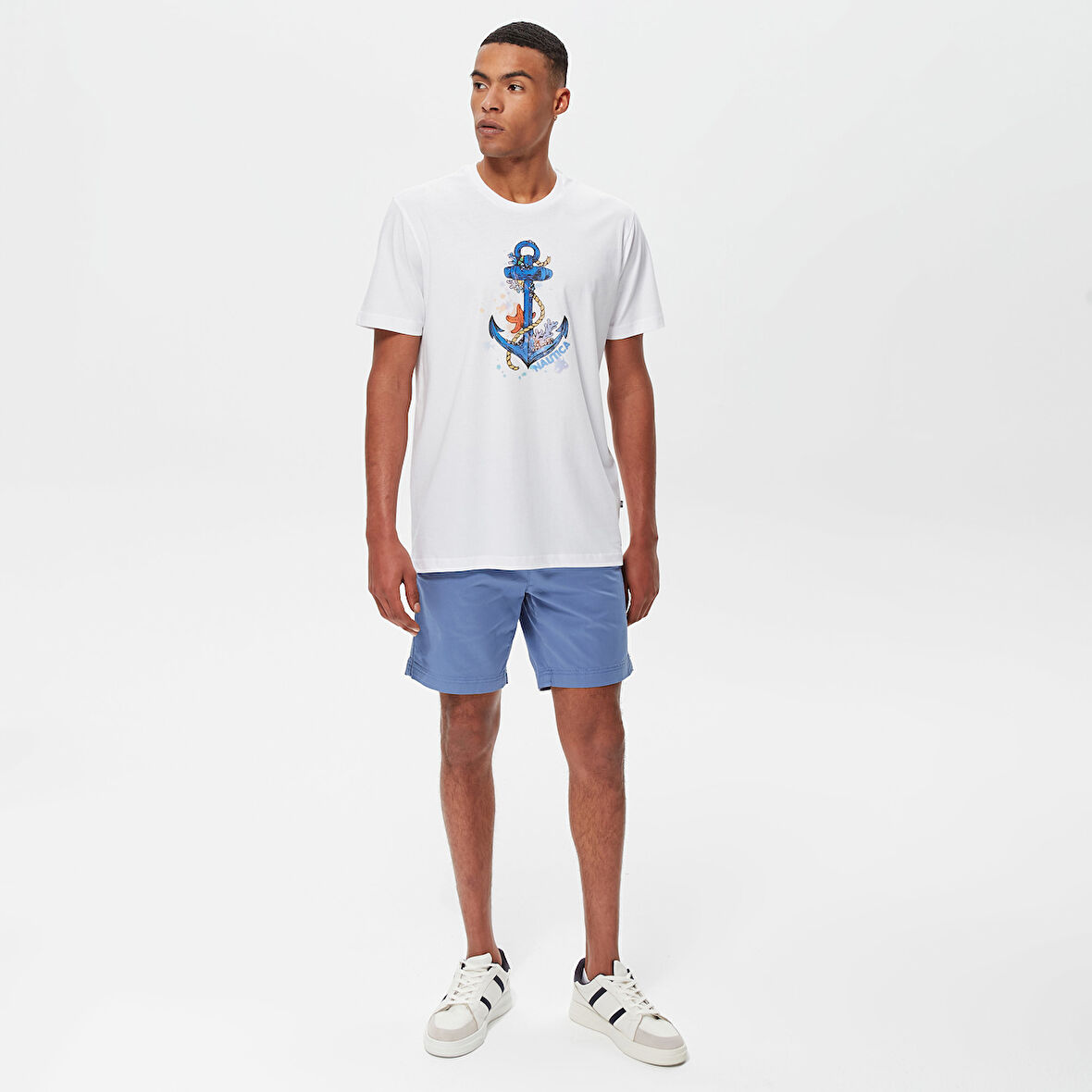 Nautica Erkek Mavi Bermuda