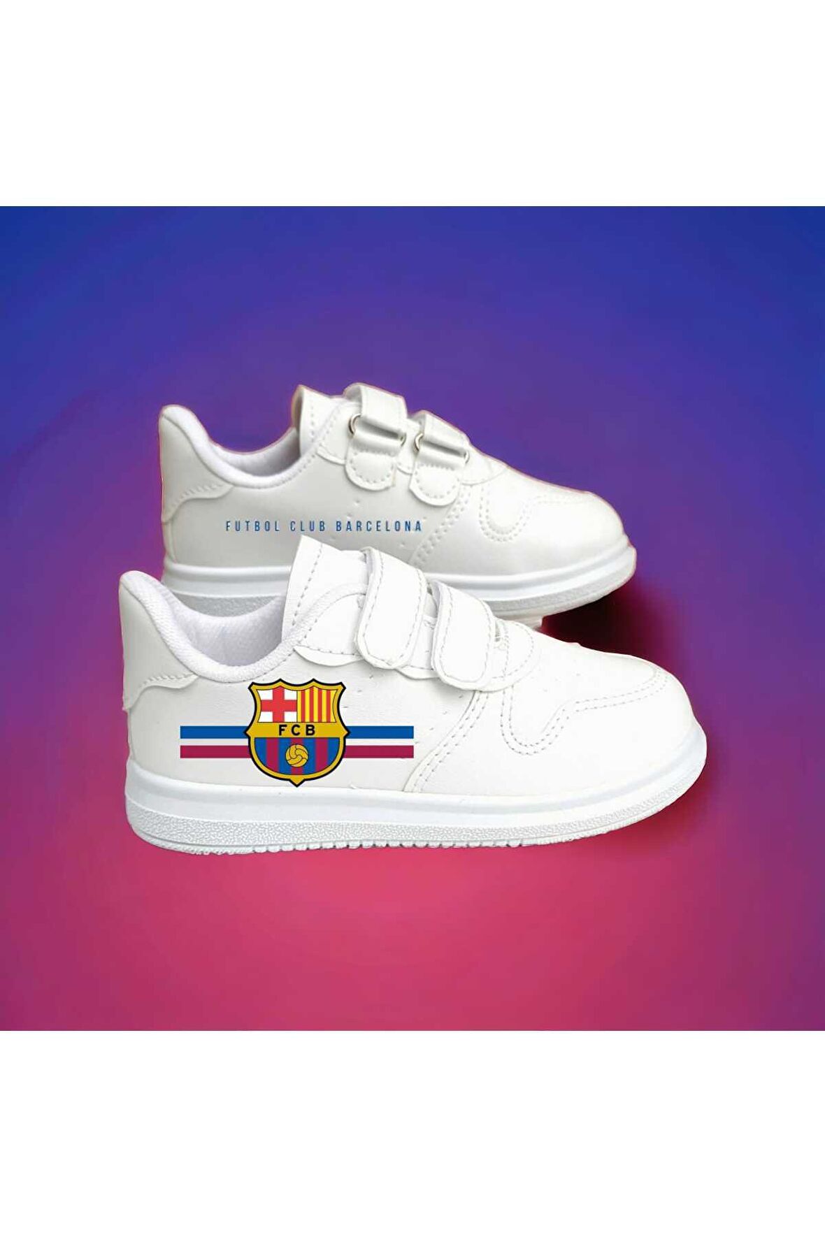 FC Barcelona baskılı kids sneaker çocuk spor ayakkabı