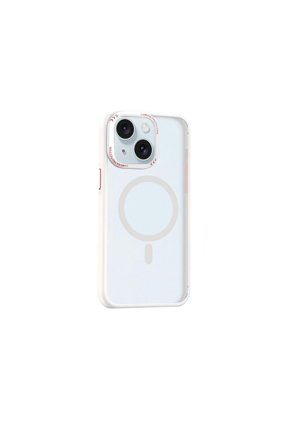 iPhone 15 Uyumlu Fuchsia Magsafe Arka  Kapak