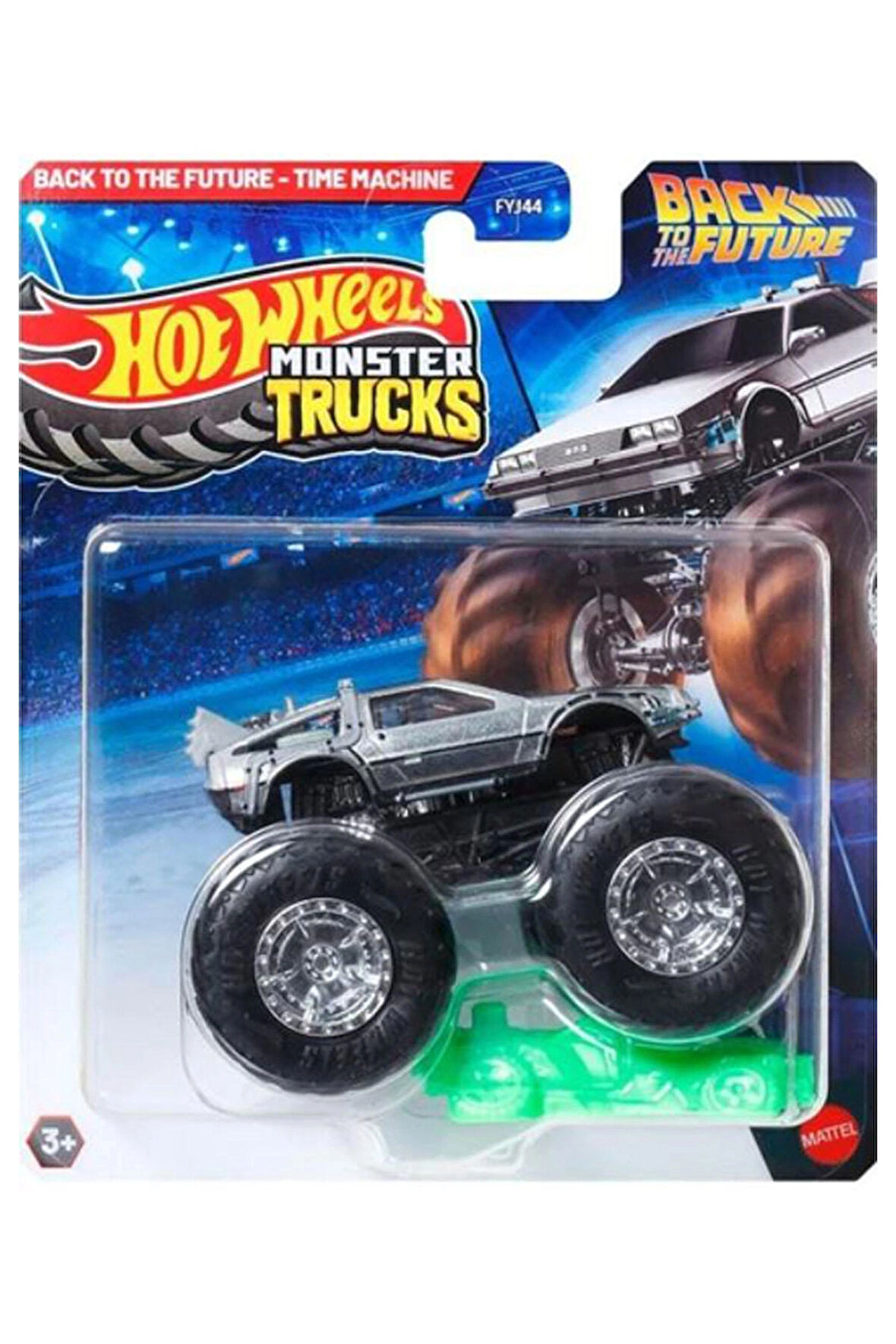 Hot Wheels Monster Trucks Back to The Future - Time Machine (1/64)