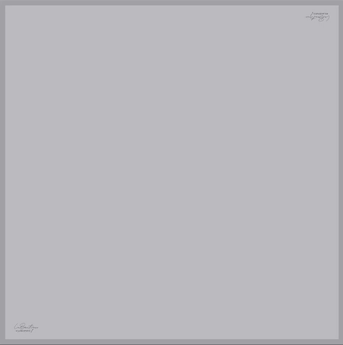 La Boutique Tivil Saf İpek Eşarp TİDÜZ21 - 49031 Gümüş Düz Renk