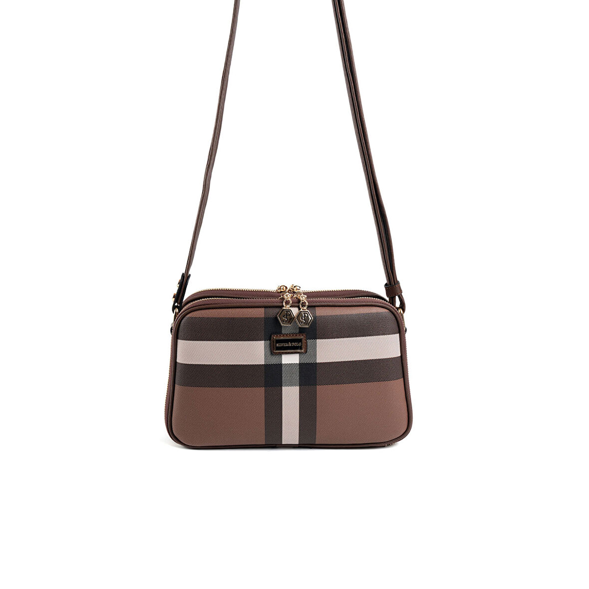 Silver Polo  Kadın Çapraz Çanta 899-47672 SILVER POLO ÇAPRAZ Kadın ÇANTASI MK85 KOYU KAHVE-MAT KAHVE