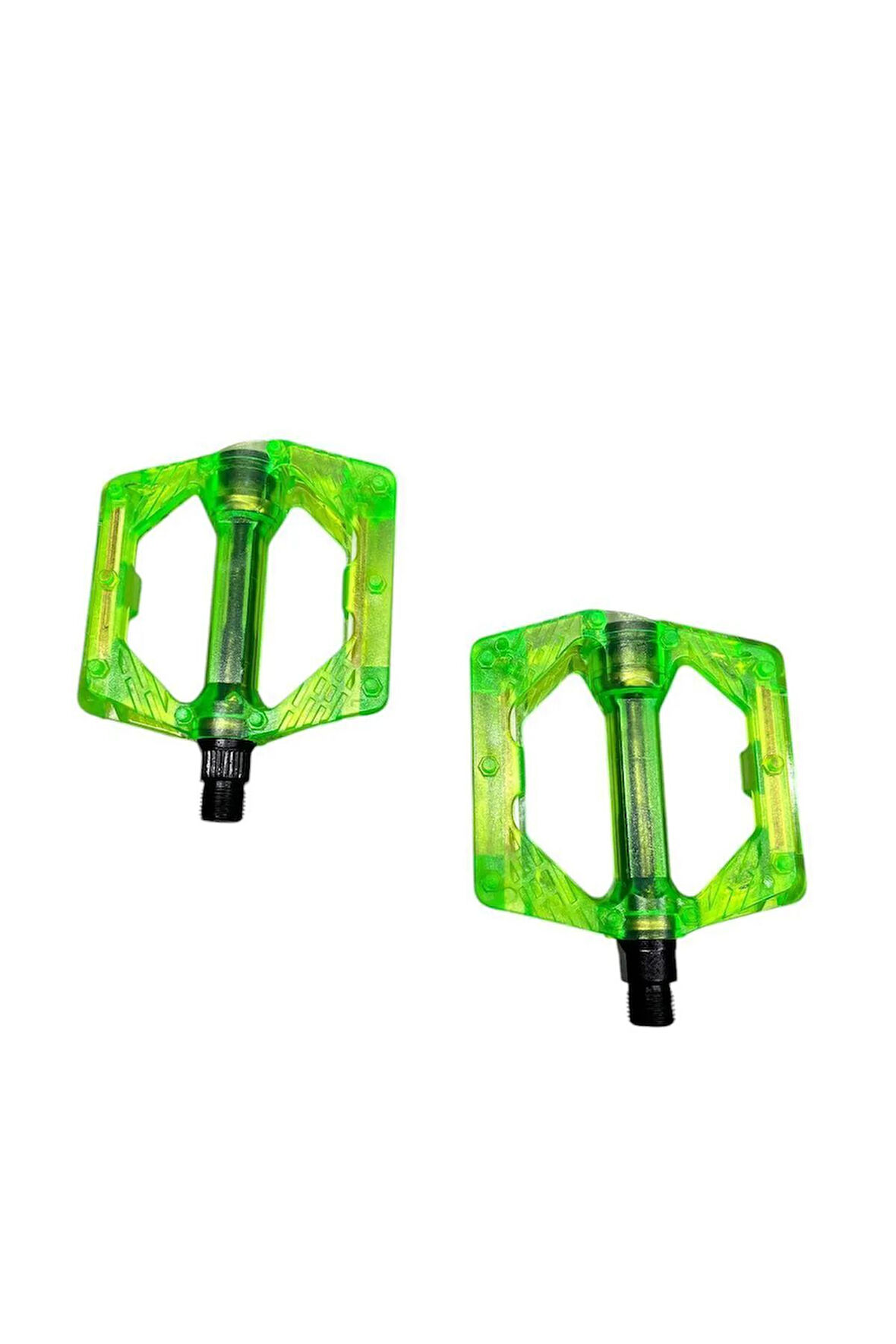 BİKE SKY EVO ŞEFFAF RENKLİ PLATFORM GENİŞ PEDAL PLATFORM BİSİKLET PEDALI REFLEKTÖRLÜ