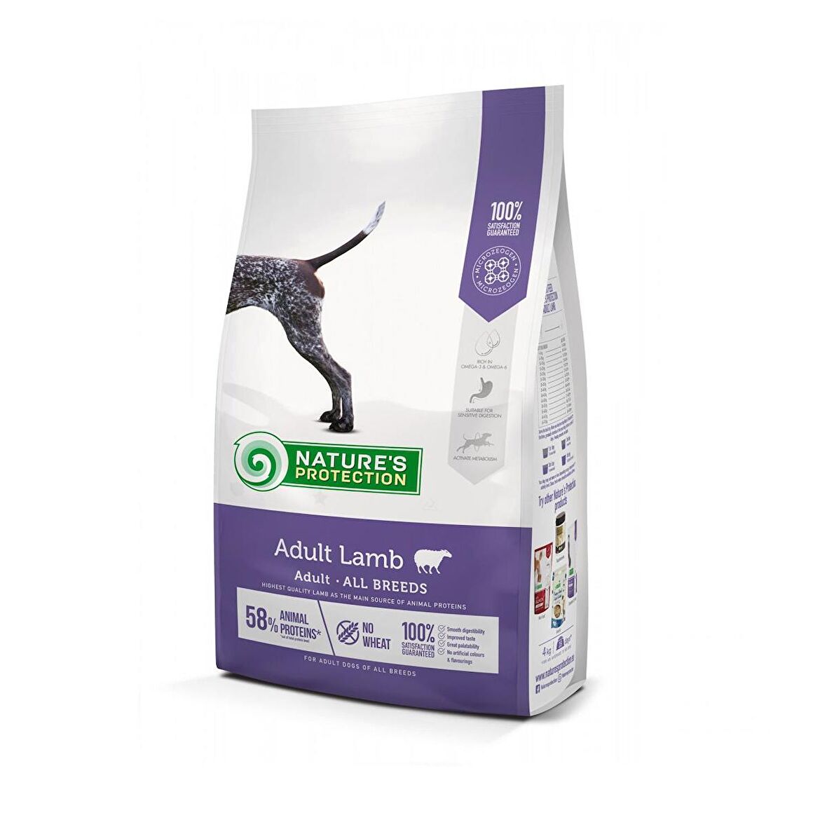 Nature's Protection Yetişkin Kuzulu Köpek Maması 12 Kg