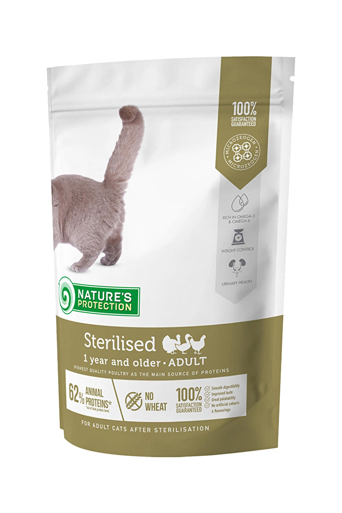 Nature's Protection Sterilised Kümes Hayvanlı Kısır Yetişkin Kedi Maması 400 Gr