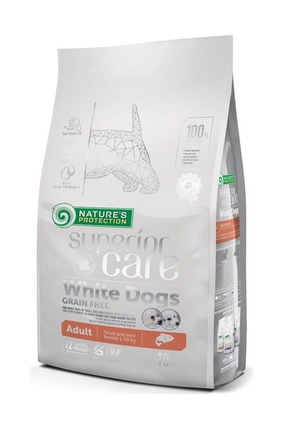 Superior Care White Dogs Tahılsız Somonlu Yetişkin Beyaz Köpek Maması 1.5 Kg