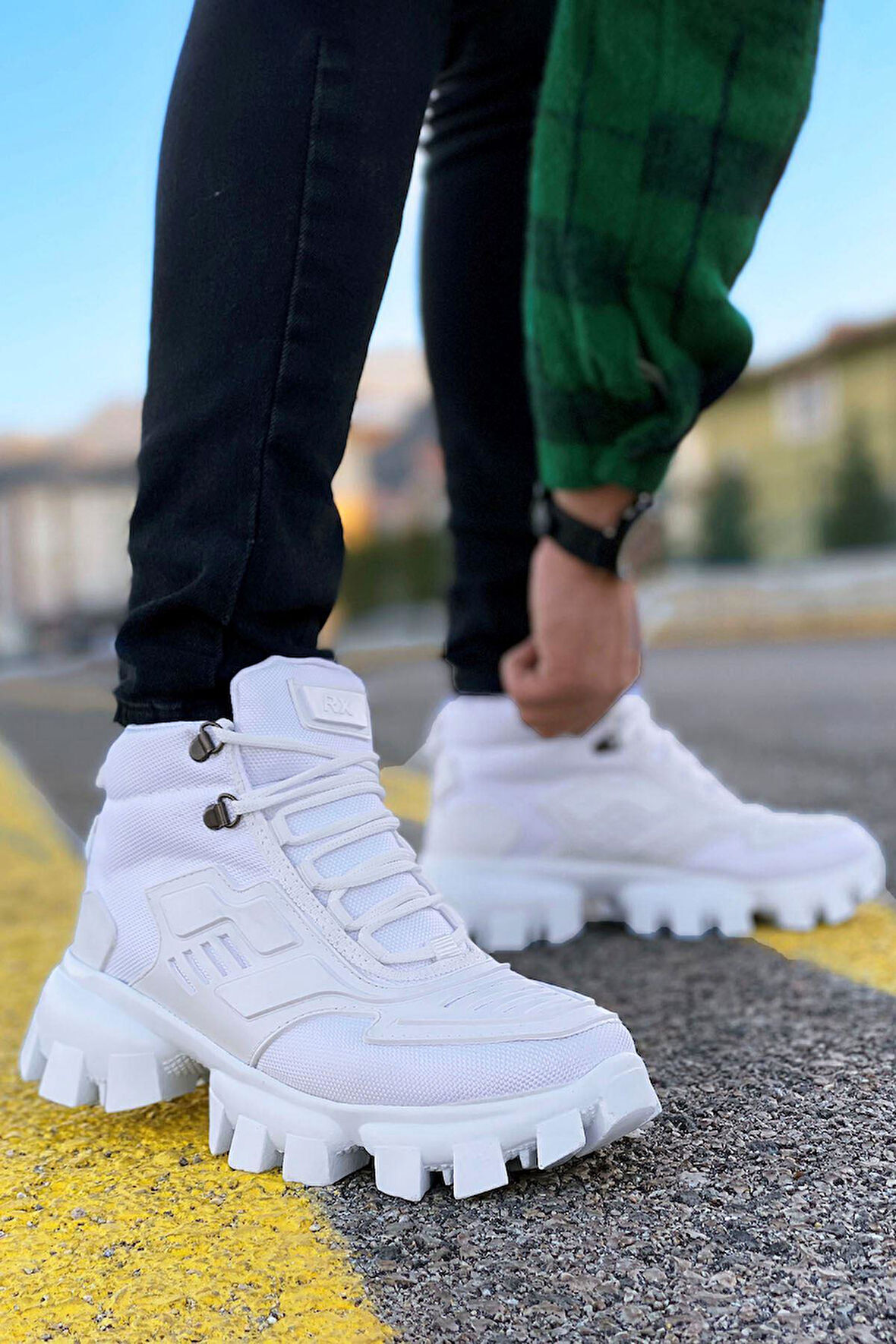 Big King Beyaz Dozer Taban Unisex Günlük Spor Bot