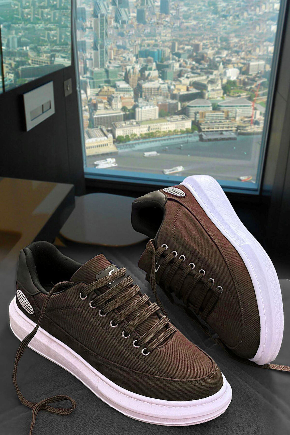 Big King Keten Kalın Taban Erkek Günlük Ayakkabı