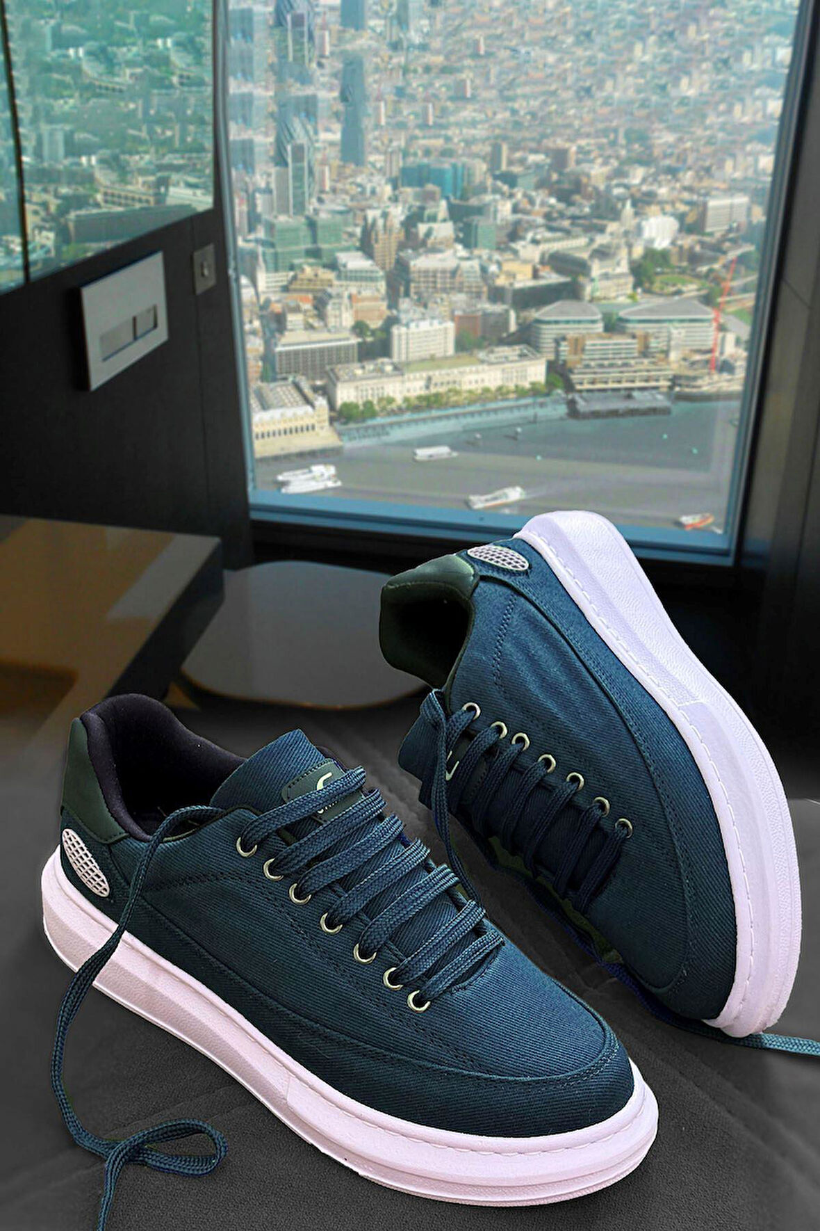 Big King Keten Kalın Taban Erkek Günlük Ayakkabı