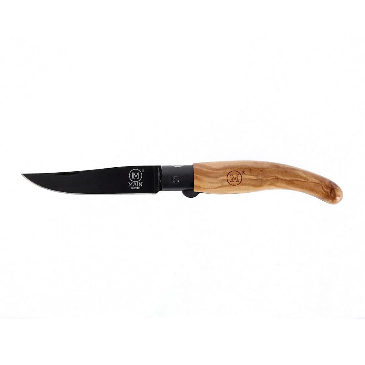 Main Knives 9002 Titanyum Spanish Line 8,7cm Çakı Zeytin Ağacı
