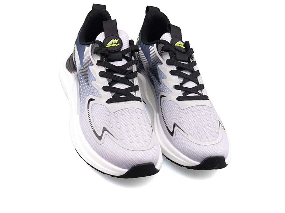 OWNDAYS M-5261 Erkek Anorak Sneaker Spor Ayakkabı GRİ_SİYAH