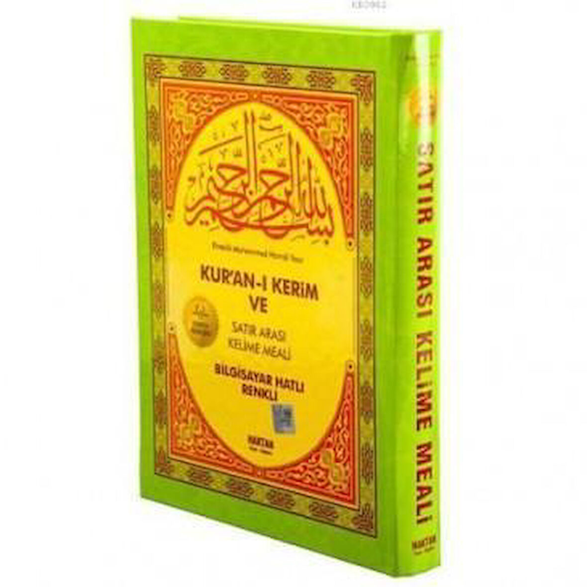 Cami Boy Kuran'ı Kerim Meali ve Türkçe Okunuşu Yeşil H-32